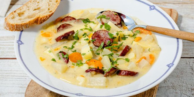 Kohlrabi Kartoffel Möhren Eintopf Rezept – cremig & herzhaft