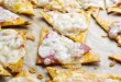 4-Zutaten-Pizza-Chips mit Mini-Pepperoni und Kräutern