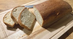 Schnelles und einfaches Brot goldbraun auf Gitter abgekühlt