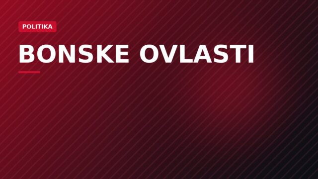 Šta radi visoki predstavnik i šta su bonske ovlasti